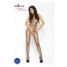 Passion BS001 black - Bodystocking Farba: Čierna