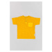 Detské bavlnené tričko zippy oranžová farba, jednofarebný