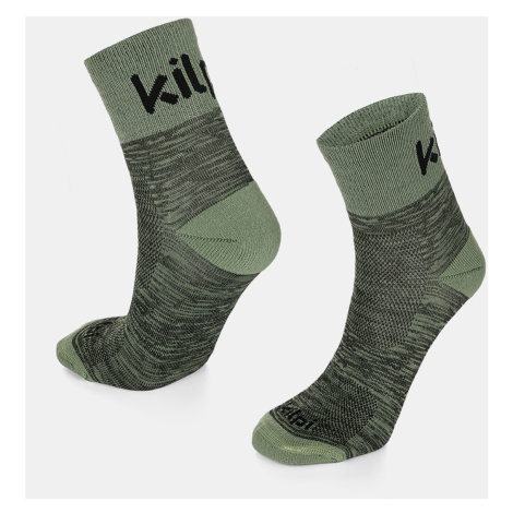 Kilpi SPEED-U Unisex bežecké ponožky TU0802KI Tmavo zelená