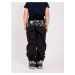 detské softshellové nohavice s fleecom Unuo Basic Roboti čierna 116/122 EUR