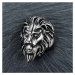 Sam's Artisans Prsteň Steel Lion chirurgická oceľ IPRM023 Veľkosť: 72