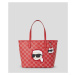 Kabelka Karl Lagerfeld K/Ikonik 2.0 Mono Cc Lg Tote Haute Red