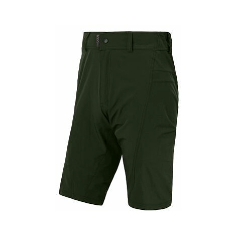 SENSOR HELIUM pánske nohavice s cyklovložkou krátke voľné olive green