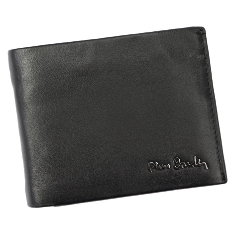 Pánska kožená peňaženka Pierre Cardin Kamel - čierna