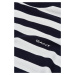 TRIČKO GANT STRIPE SS T-SHIRT EVENING BLUE