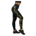 Nebbia Classic High Waist Leggings INTENSE Iconic Black/Gold Fitness nohavice