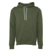 Canvas Unisex mikina s kapucňou CV3719 Military Green