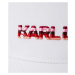 Šiltovka Karl Lagerfeld Karl Essential Logo Grad Cap Biela