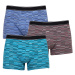 3PACK Men's Boxer Shorts Andrie Multicolor