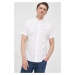 Košeľa Polo Ralph Lauren pánska, biela farba, regular, s golierom button-down