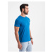 Ombre Men's classic cotton BASIC T-shirt - blue