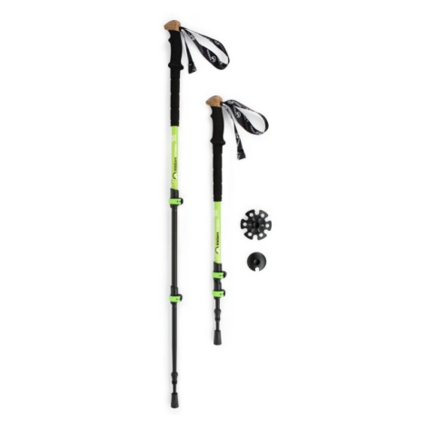 Zelené nordic walking a trekové palice