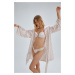 Dagi Heart Ecru Long Sleeve Negligee