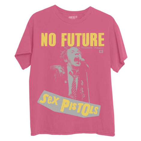 Sex Pistols tričko No Future Ružová