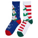 X-Mas Tree Christmas Socks - 2-Pack Multicolored