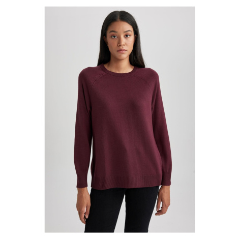 DEFACTO Relax Fit Crew Neck Basic Sweater