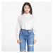 Košeľa Calvin Klein Jeans Woven Label Cropped T-Shirt White