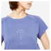Dámske tričko na jogu z biobavlny modré