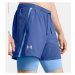 Pánske tréningové kraťasy UNDER ARMOUR UA LAUNCH 5 2-IN-1 SHORTS-BLU