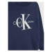 Calvin Klein Jeans Mikina Monogram Logo IU0IU00265 Tmavomodrá Regular Fit