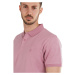 Pánske polo tričko s krátkym rukávom FUNDANGO Incognito Mono Poloshirt-345-raspberry