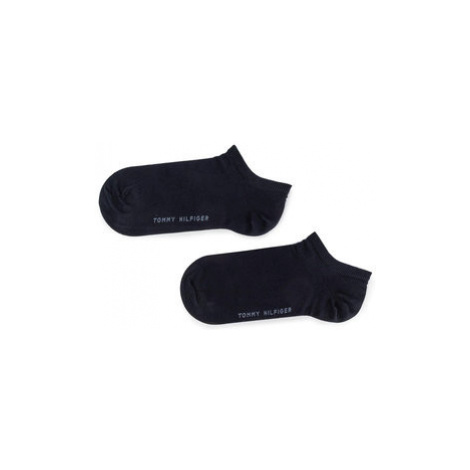 Tommy Hilfiger Súprava 2 párov členkových pánskych ponožiek 342023001 Tmavomodrá