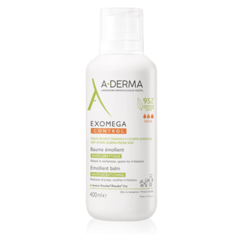 A-Derma Exomega Control upokojujúce telové mlieko pre veľmi suchú citlivú pokožku a pre pokožku 