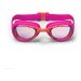 Plavecké okuliare 100 XBASE veľkosť S číre sklá ružové
