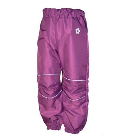 Detské šuštiace nohavice - stredne fialové