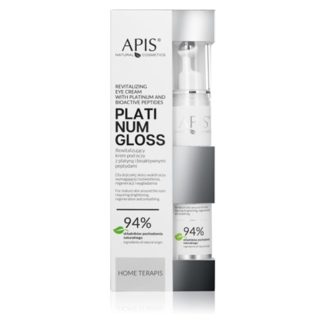 Apis Natural Cosmetics Platinum Gloss revitalizačný očný krém proti opuchom a tmavým kruhom