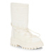 Calvin Klein Jeans Snehule Flatform Snow Boot Nylon Wn YW0YW01146 Biela