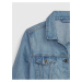 Modrá dievčenská džínsová bunda GAP