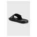 Šľapky Calvin Klein ADJ POOL SLIDE PU pánske, čierna farba, HM0HM00957