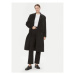 Calvin Klein Vlnený kabát K20K205935 Čierna Regular Fit