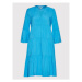 Tom Tailor Denim Každodenné šaty 1032029 Modrá Relaxed Fit