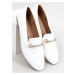 Dámske topánky / Mokasíny 3952 - Ideal shoes bílá