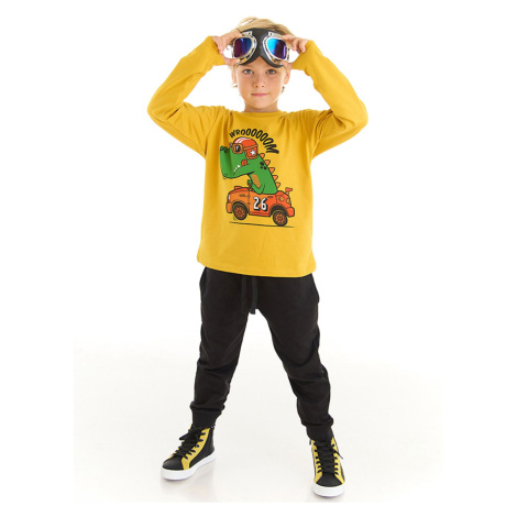 Denokids Racer Crocodile Boys T-shirt Trousers Set