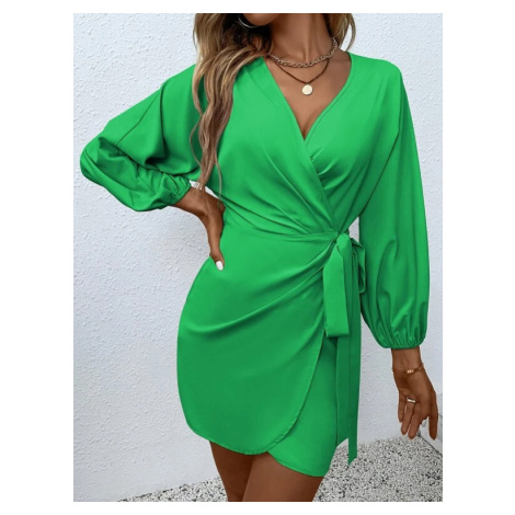Zelené zavinovacie šaty