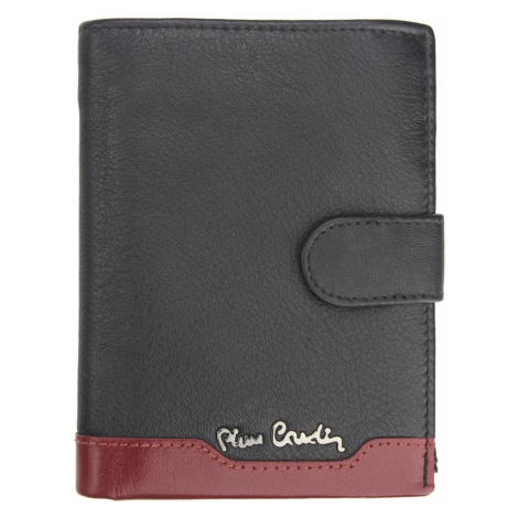 Pánska kožená peňaženka Pierre Cardin Peter - čierno-červená