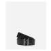 Opasok Karl Lagerfeld K/Plak Leather Belt H3.5 Black