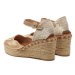 Hispanitas Espadrilky Boleromet-V24 HV243449 Zlatá