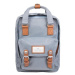 Doughnut  Macaroon Backpack Mini - Earth Washed Denim  Ruksaky a batohy Modrá