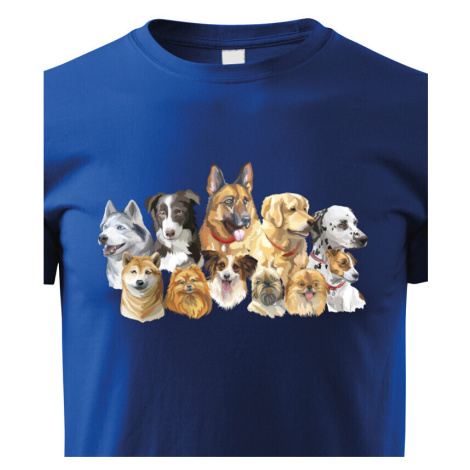 Detské tričko s úžasnou potlačou psov - skvelý darček na narodeniny