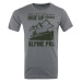 Men's T-shirt ALPINE PRO ZEBARO monument