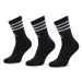 Adidas Súprava 3 párov vysokých ponožiek unisex 3-Stripes IC1321 Čierna
