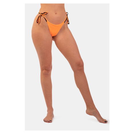 NEBBIA Oranžové Neon Bikini plavky - spodný diel na zaväzovanie