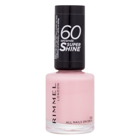 RIMMEL LONDON 60 Seconds Lak na nechty 722 All Nails On Deck 8 ml