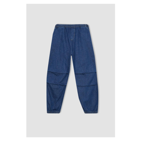 DEFACTO Girl's Parachute Jogger Leg Jean Trousers