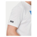 Helly Hansen Tričko Hp Race Graphic T-Shirt 34419 Biela Regular Fit