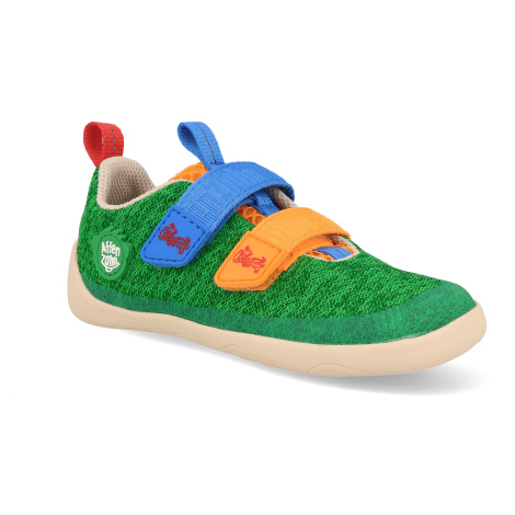Barefoot detské tenisky Affenzahn - Sneaker Knit Happy AFF 10 let zelené
